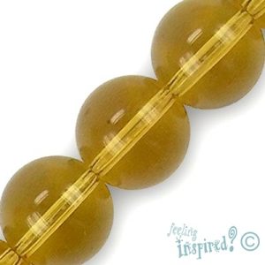 Glass ball bead 14mm - Qty: 25 pcs. - GB1140