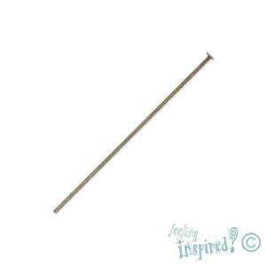 Flat head pin 0.7mm x 50mm x 2mm - Qty: 75 pcs. - FI0138