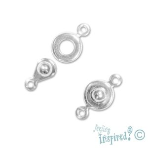 Snap clasp 7mm x 13mm - Qty: 1,000 sets - FI0203B