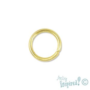 Jump ring gold 10mm x 1.0mm - Qty: 70 pcs - FI7254