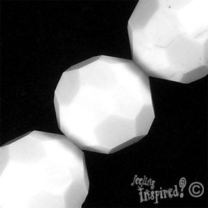 Faceted glass ball bead 20mm - Qty: 18 pcs. - GB1198