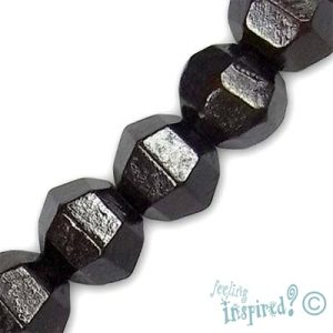 Faceted wooden ball bead - Qty: 25 pcs. - WB0020