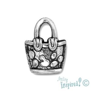 Metal handbag charm - Qty: 19 pcs. - LF0632