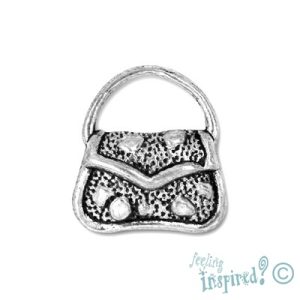 Metal handbag charm - Qty: 19 pcs. - LF0364