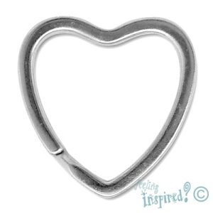 Heart key ring - Qty: 5 pcs. - FI7385