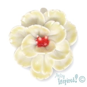 Porcelain flower pendant - CF0027