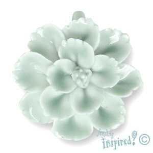 Porcelain flower pendant - CF0031