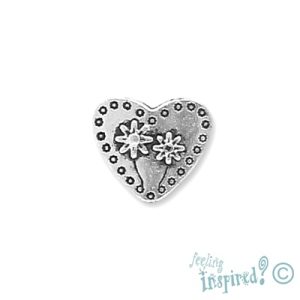 Heart Bali bead - Qty: 23 pcs. - LF0421