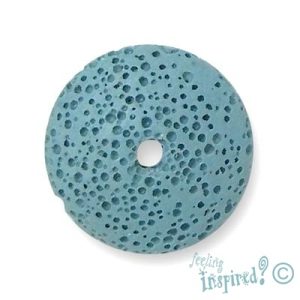 Pumice stone bead 26mm x 12mm - Qty: 13 pcs. - GE0365