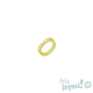 Oval jump ring 1.1mm x 5mm x 7mm - Qty: 100 pcs. - FI7410