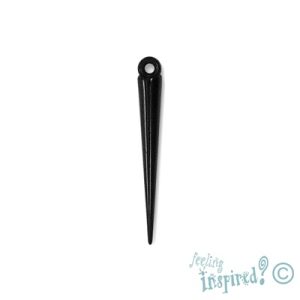 Acrylic spike pendant 5mm x 36mm - Qty: 74 pcs. - FI7429