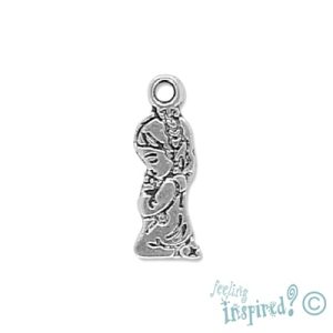 Metal child in prayer charm - Qty: 37 pcs. - LF0459