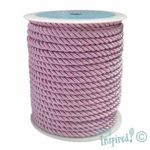 Twisted polyester cord 5mm -Lilac - Qty: 25m - ST0709