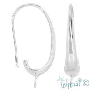 Earring hook with post - Qty: 2 pairs - FI7454