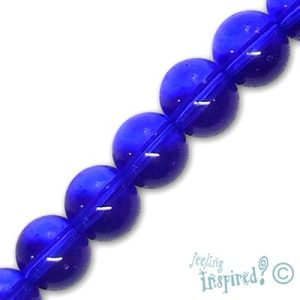 Glass ball bead 10mm - Qty: 33 pcs. - GB1450