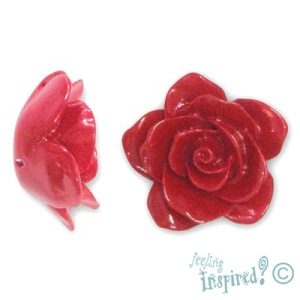 Ornamental rose bead 30mm x 14mm - GE0503