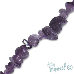 Amethyst chips - Qty: 300 pcs. - GE0549
