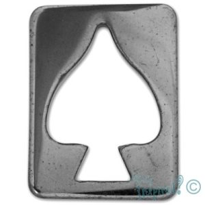 Haematite spade pendant - Qty: 2 pcs. - HT0040
