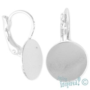 Continental earring hook 12mm x 20mm x 10mm - Qty: 3 pairs - FI7523