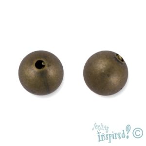 Metal ball spacer 10mm - Qty: 20 pcs. - FI7580