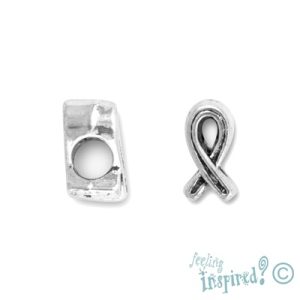 Awareness ribbon Bali bead - Qty: 20 pcs. - LF0518