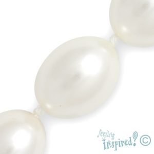 Knotted shell-based pearl beads - Qty: 20 pcs. - SH1340