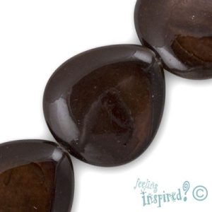 Shell drop bead 18mm x 20mm x 5mm - Qty: 20 pcs. - SH3024