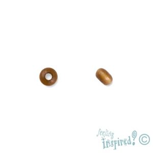 Wooden rondelle bead 4mm x 2mm - Qty: 100g - WB0104