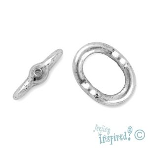 Oval Bali bead - Qty: 46 pcs. - LF0570