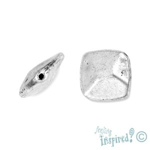 Diamond-shaped Bali bead - Qty: 25 pcs. - LF0596