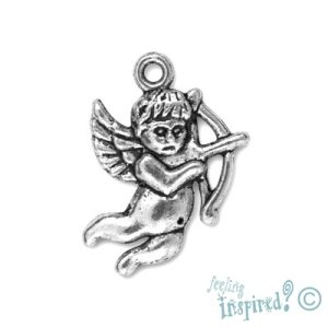 Metal cupid charm - Qty: 25 pcs. - LF0636