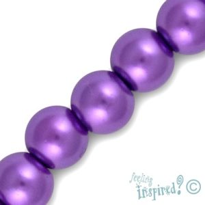 Round glass-based pearl bead 10mm - Qty: 40 pcs. - GR0113