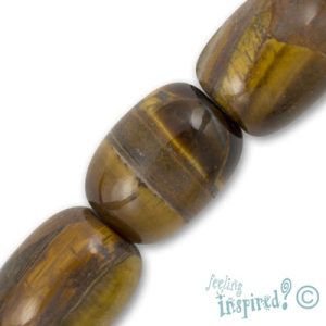 Tiger's eye bead - Qty: 22 pcs. - GE0658