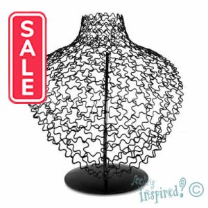 Wire mesh bust 19cm x 17cm - DI0220