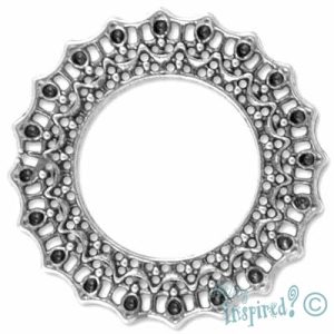 Filigree hoop spacer - Qty: 7 pcs. -
