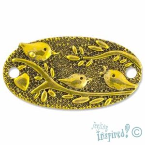 Metal birds spacer - Qty: 15 pcs. - LF2247