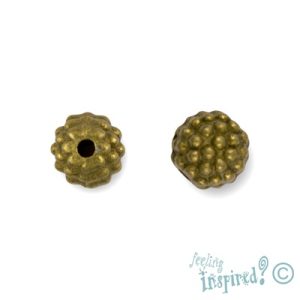 Ball Bali bead - Qty: 17 pcs. - LF0828