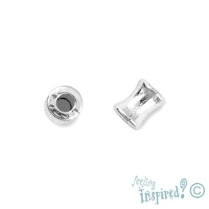 Metal bead 6mm x 7mm - Qty: 50 pcs. - LF0931
