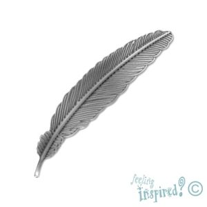 Feather bookmark 18mm x 85mm x 1mm - FI7726