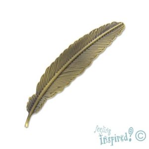 Feather bookmark 18mm x 85mm x 1mm - FI7725