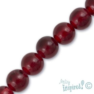 Coloured chalcedony ball bead 8mm - Qty: 48 pcs. - GE0729