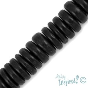 Coconut bead 10mm x 3mm - Qty: 130 pcs. - WB0124