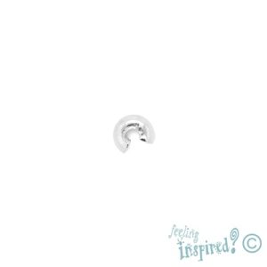 Crimp cover 4mm - Qty: 1,000 pcs. - FI7687B