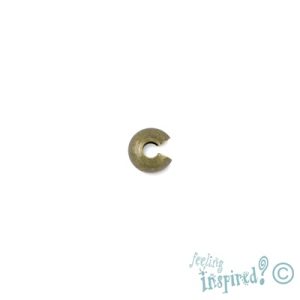 Crimp cover 4mm - Qty: 1,000 pcs. - FI7685B