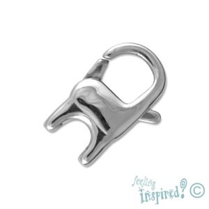 Double-strand stainless steel clasp - Qty: 2 pcs. - FI7641