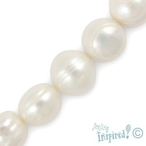 Round freshwater pearl bead 10mm - Qty: 41 pcs. - FW0344