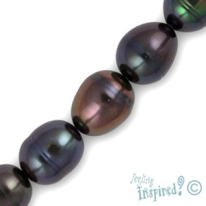 Freshwater pearl bead 9mm x 11mm - Qty: 37 pcs. - FW0361