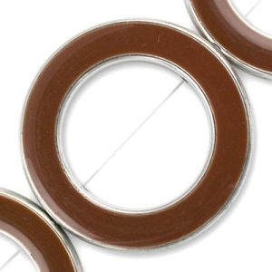 Acrylic circle bead 50mm x 50mm x 5mm - Qty: 6 pcs. - AB1851