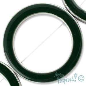 Acrylic circle bead 55mm x 55mm x 6mm - Qty: 6 pcs. - AB1857