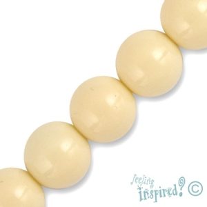 Glass ball bead -Nude- 10mm - Qty: 41 pcs. - GB1789